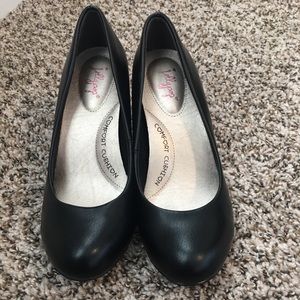 Jellipop Comfort Cushion Black Heels